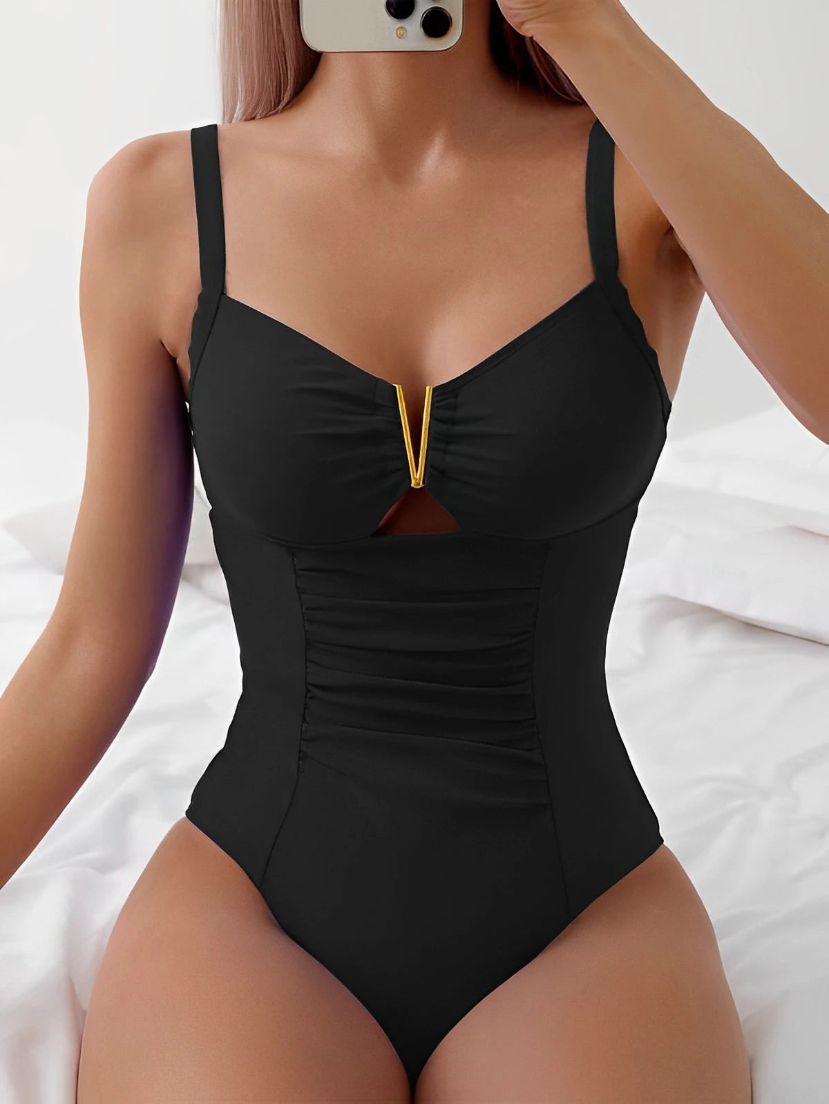 Sleek Silhouette: Tummy Control Swimsuit