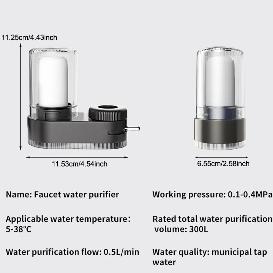 PureTap Flow – Sink-Mounted Ceramic Water Purifier